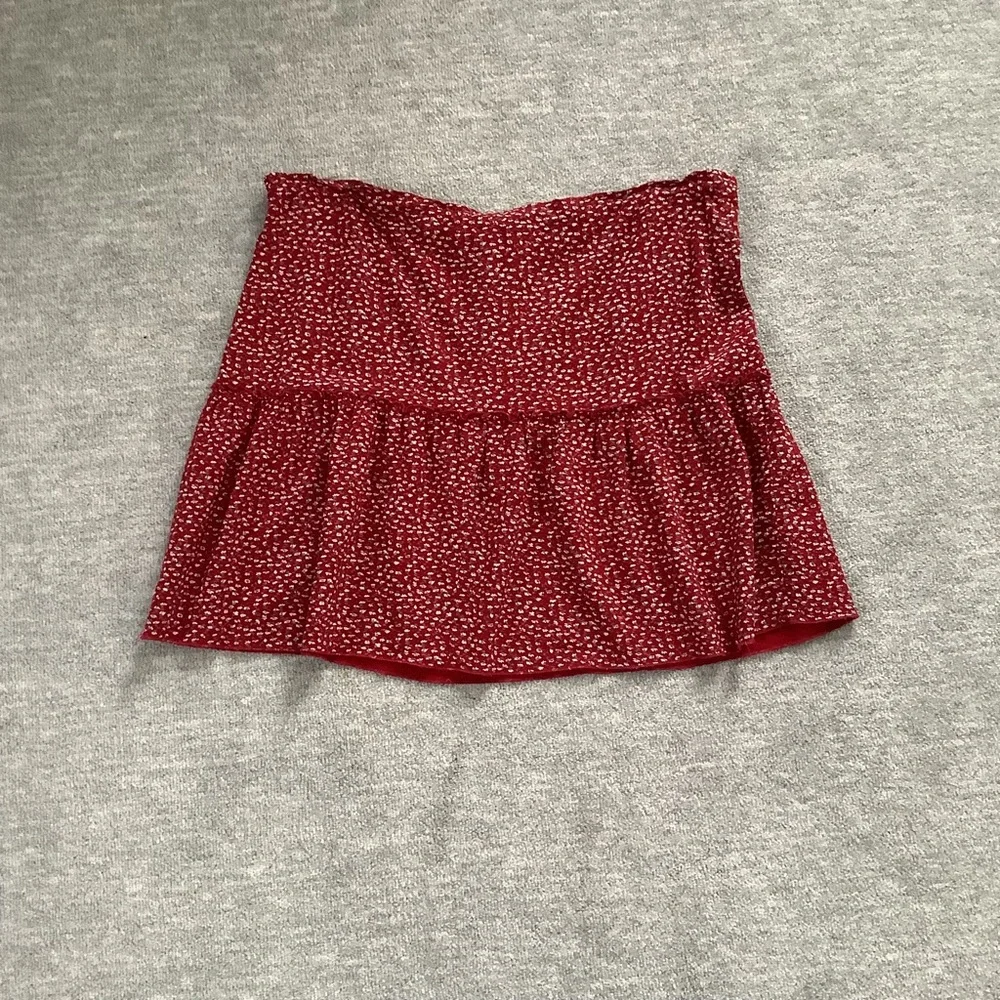 Brandy Melville Drawstring Ditsy Floral Mini Skirt Sz. M - Picture 5 of 5